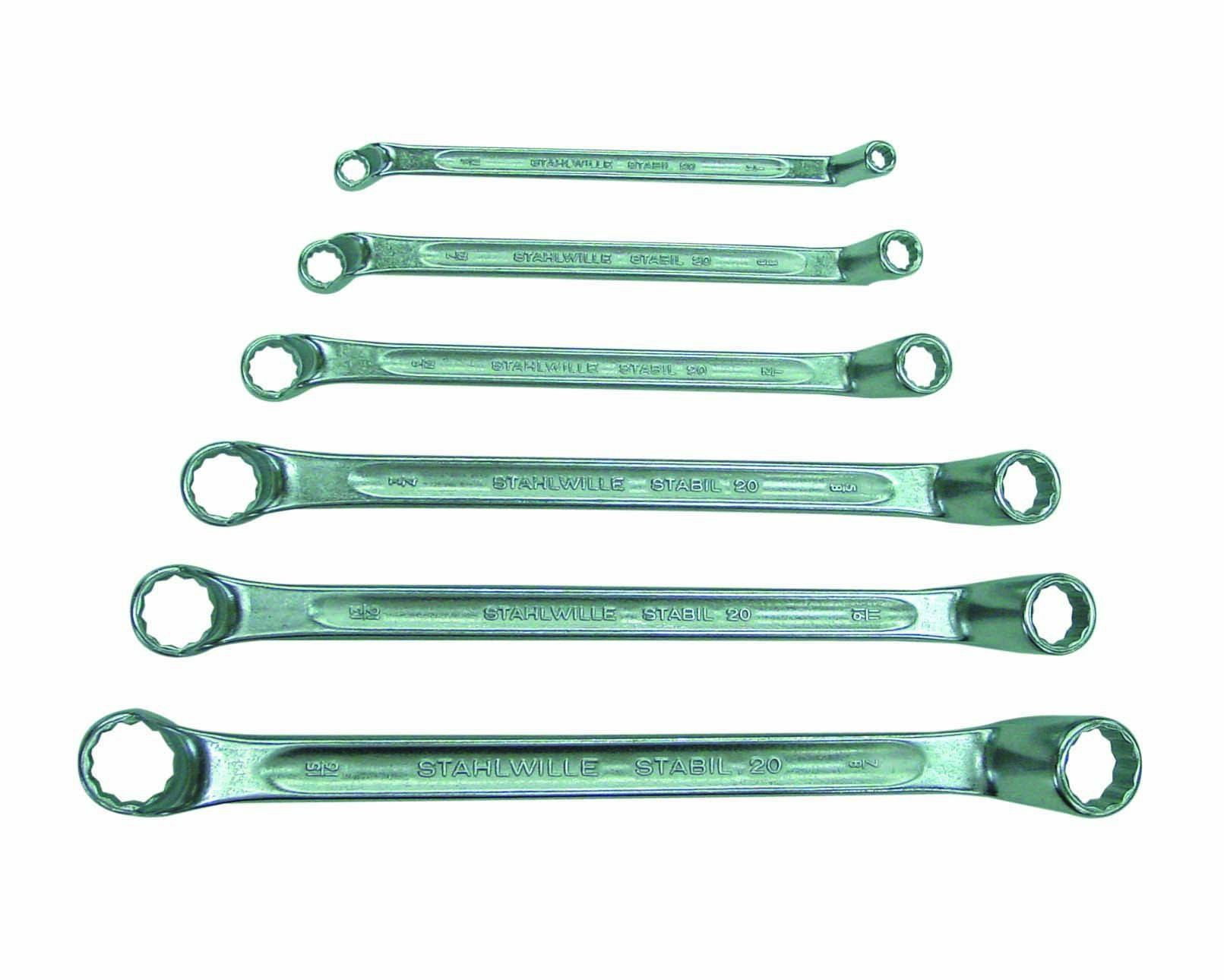 スタビレー 75°ディープオフセットメガネレンチセット インチ 20A&frasl;6