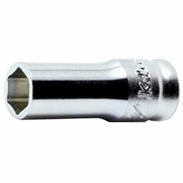 Ko-ken Z-EAL 1/4(6.35mm)SQ. 6角セミディープソケット 14mm 2300XZ-14