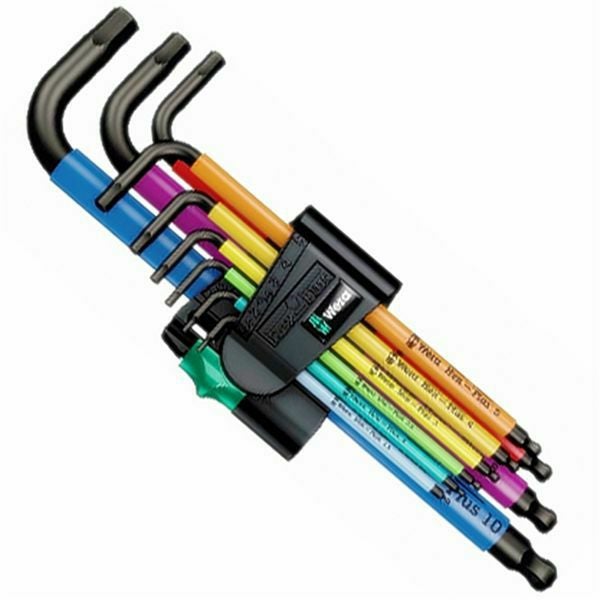 WERA L型ヘキサゴンレンチセットマルチカラー 950SPKL-9SMN | WORLD