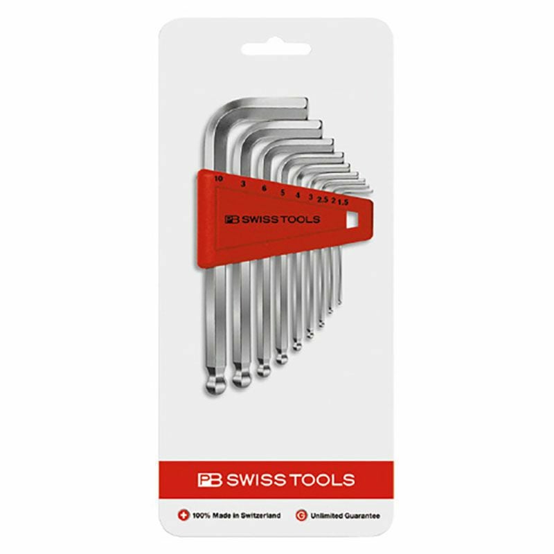 PB SWISS TOOLS ボール付六角棒レンチセット 212.H-10CN | WORLD