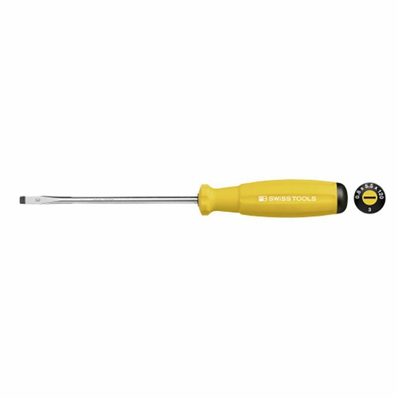 PB SWISS TOOLS レインボーマイナスドライバー 黄 8100.3-120YE