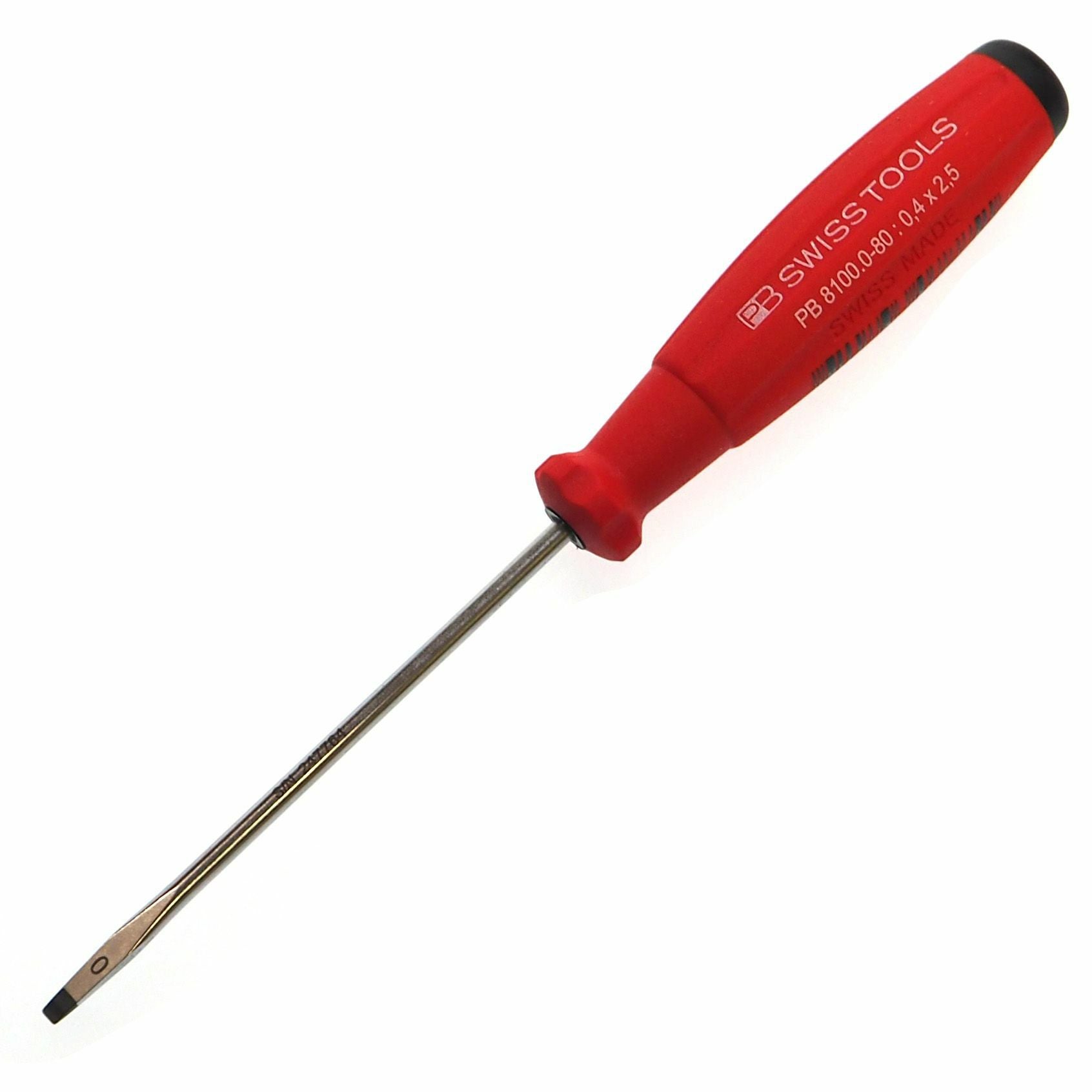 PBのマイナスドライバー8本です PB SWISS TOOLS スイスグリップ マイナスドライバー 8100.0-80 | WORLD