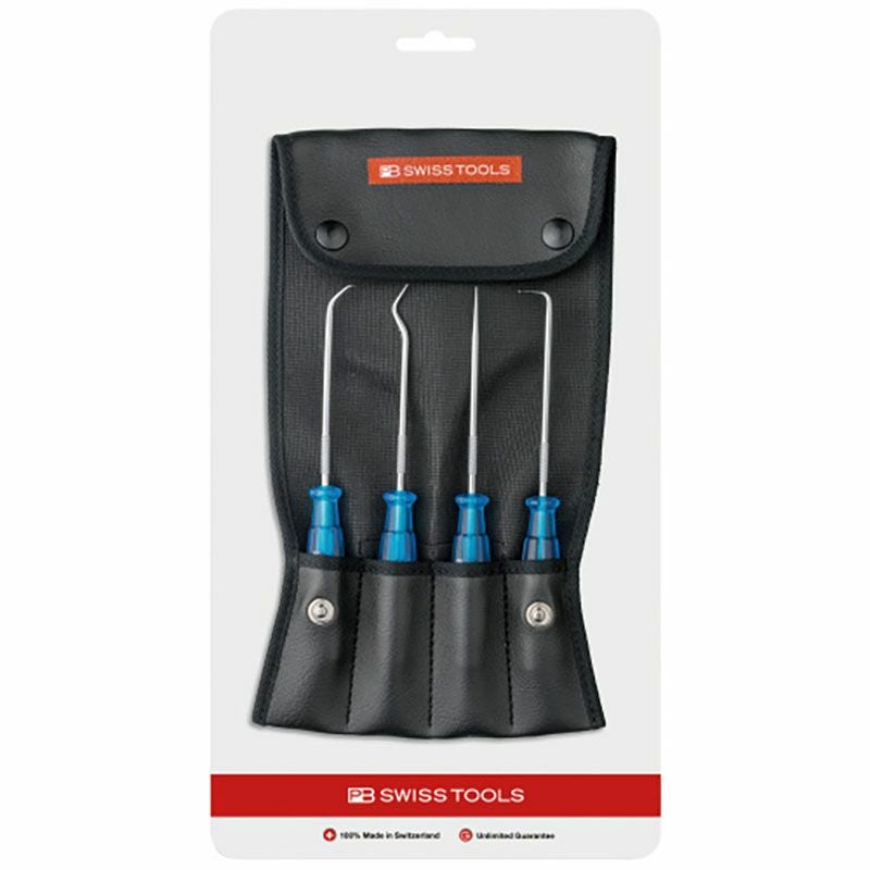 PB SWISS TOOLS ピックツール4本セット ロールケース付 7681.SETCN