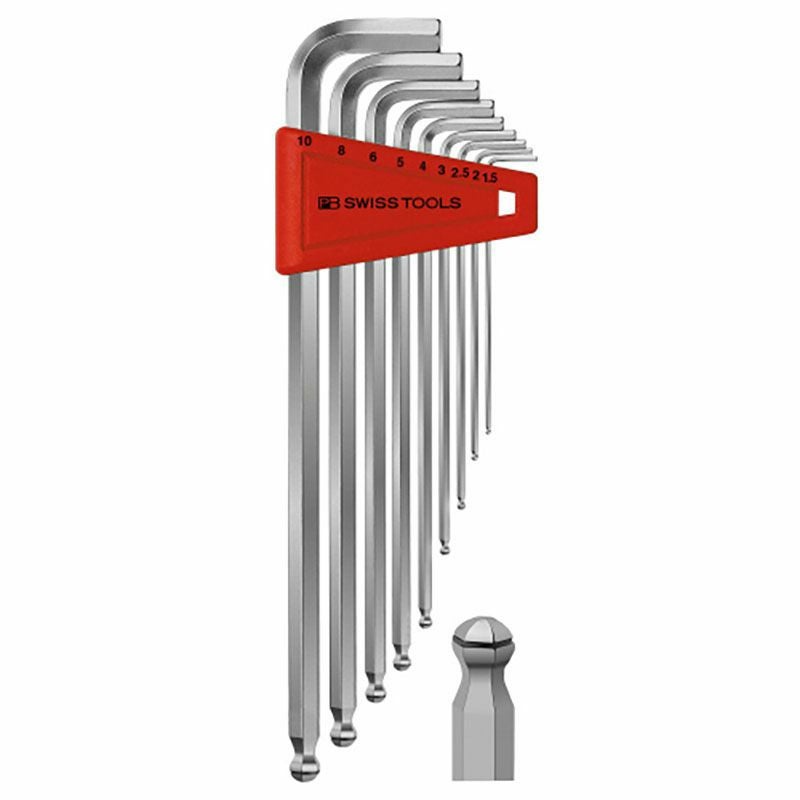 PB SWISS TOOLS ホールドリング付六角レンチセット 212.LRH-10 | WORLD