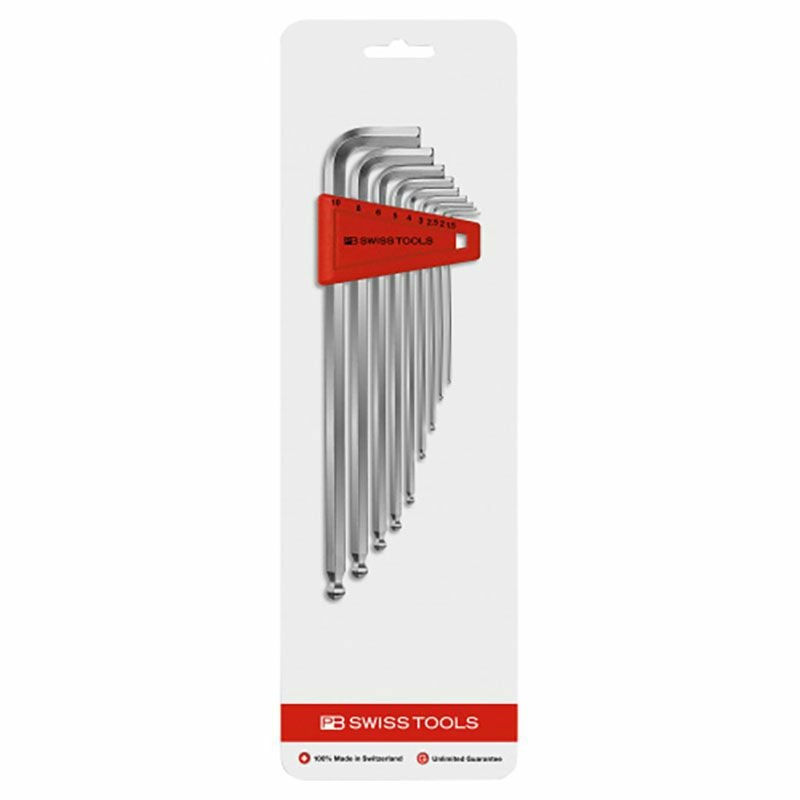 PB SWISS TOOLS ホールドリング付六角レンチセット 212.LRH-10CN