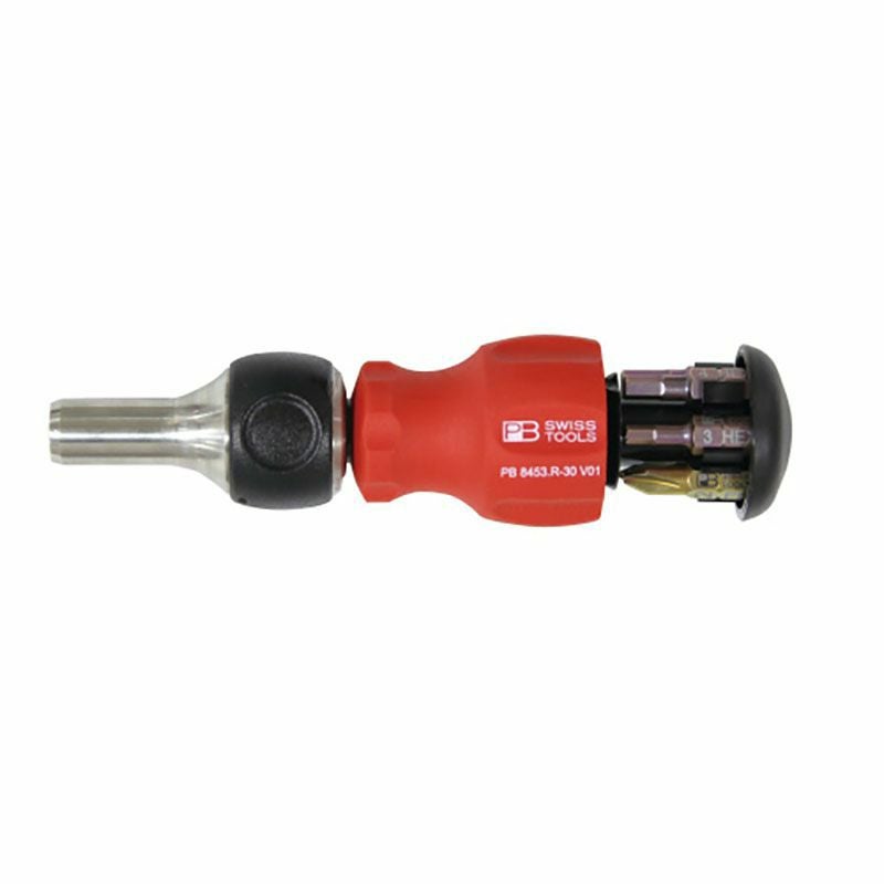 PB SWISS TOOLS スタビ差替ラチェットドライバー六角セット 8453.R