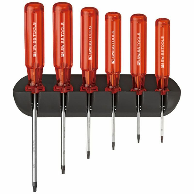 SNAP-ON 7pc クラシックグリップドライバーセット レッド SDDX70AR