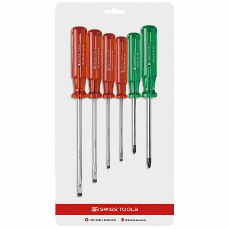 PB SWISS TOOLS ドライバーセット 6本組 台紙付 1510.CN | WORLD