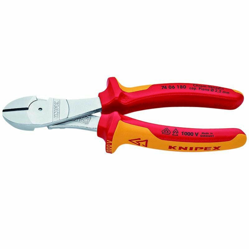 クニペックス KNIPEX 絶縁工具 絶縁コンパクトニッパー 160mm | WIT