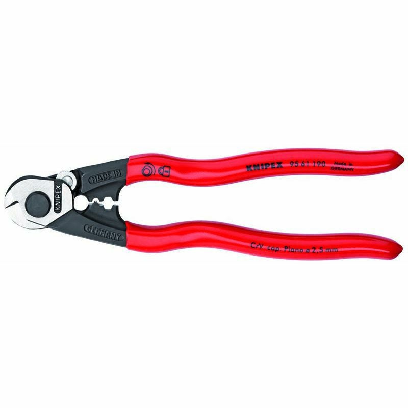 クニペックス KNIPEX ワイヤーロープカッター 190mm | WIT