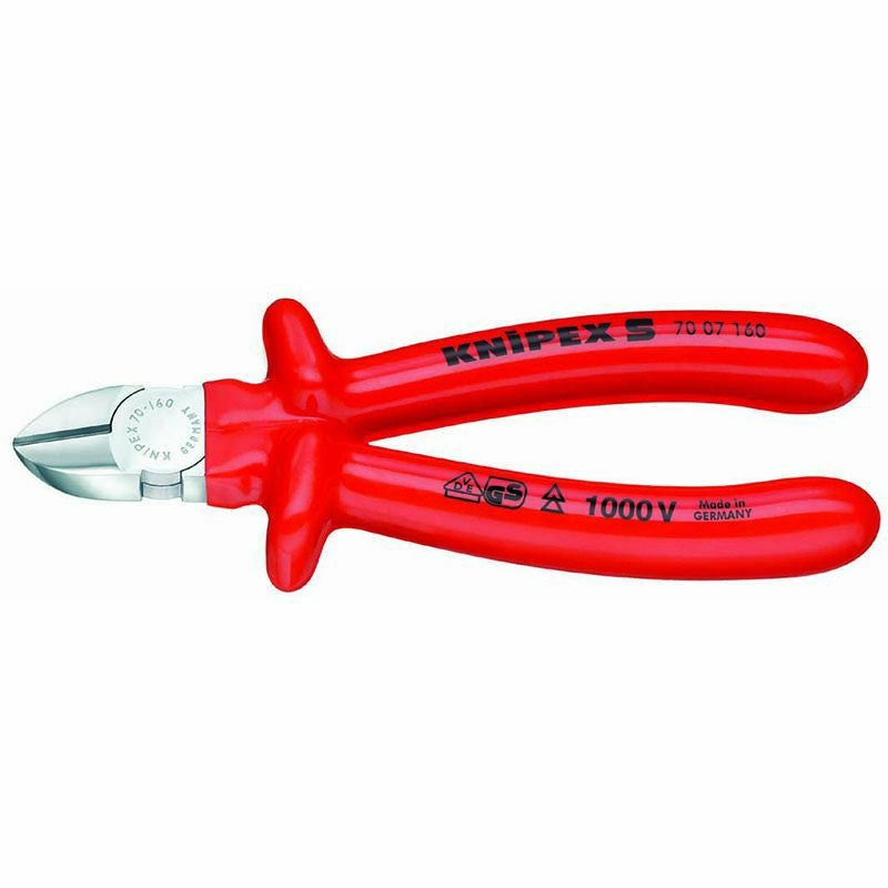 クニペックス KNIPEX 絶縁 斜ニッパー 7007 180mm | WIT