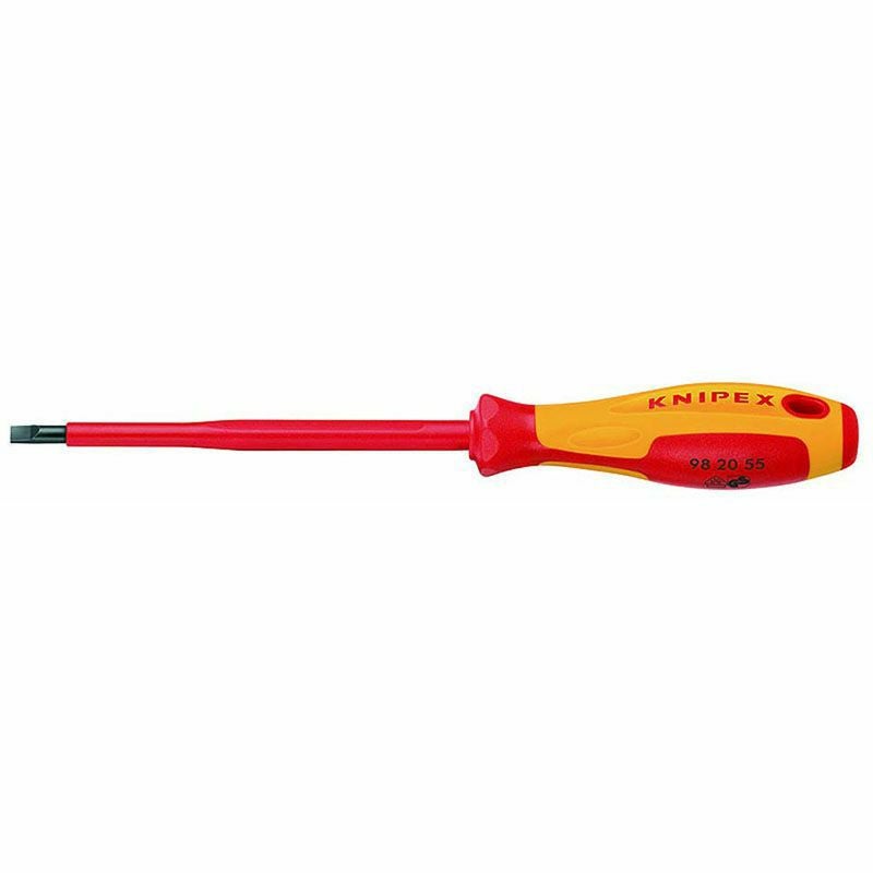 クニペックス KNIPEX 絶縁工具 マイナスドライバー 1000V 4.5mm | WIT