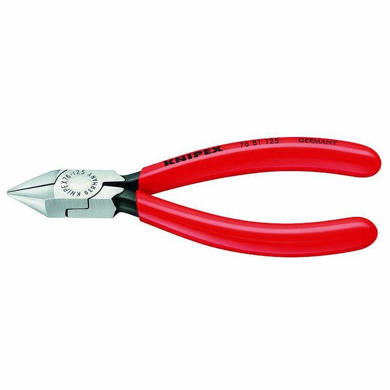 クニペックス KNIPEX エレクトロニクス ニッパー 7603 125mm | WIT