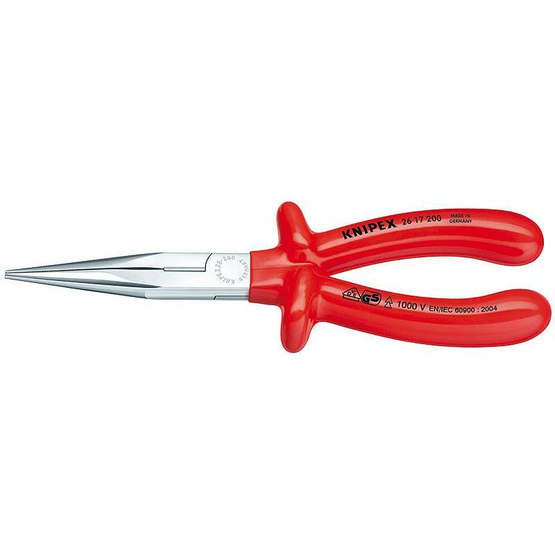 クニペックス KNIPEX 絶縁 先長ラジオペンチ落下防止 200mm | WIT