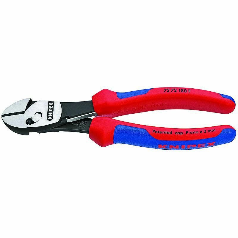 クニペックス KNIPEX ツインフォースニッパー バネ付 180mmF | WIT
