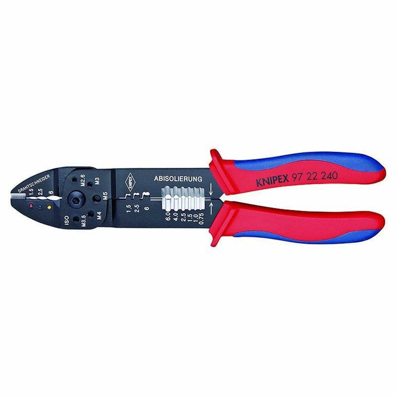 【在庫セール】クニペックス KNIPEX 9721-215B クリンピングプライ クニペックス KNIPEX クリンピングプライヤー 215mm B | WIT