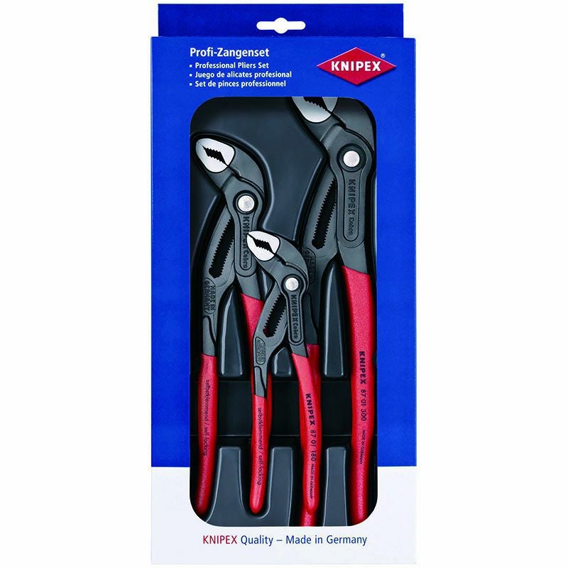 クニペックス KNIPEX コブラ3本セット 180/250/300 | WIT
