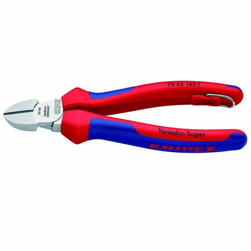 クニペックス KNIPEX ニッパー 斜ニッパー 落下防止 160mm | WIT