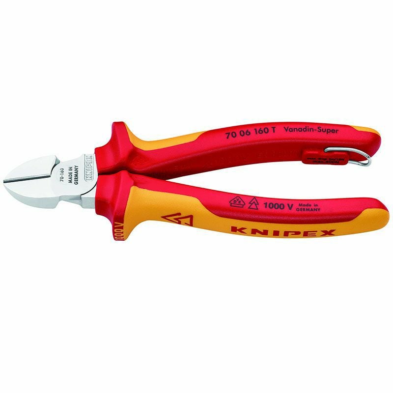 クニペックス KNIPEX 絶縁工具 絶縁コンパクトニッパー 160mm | WIT