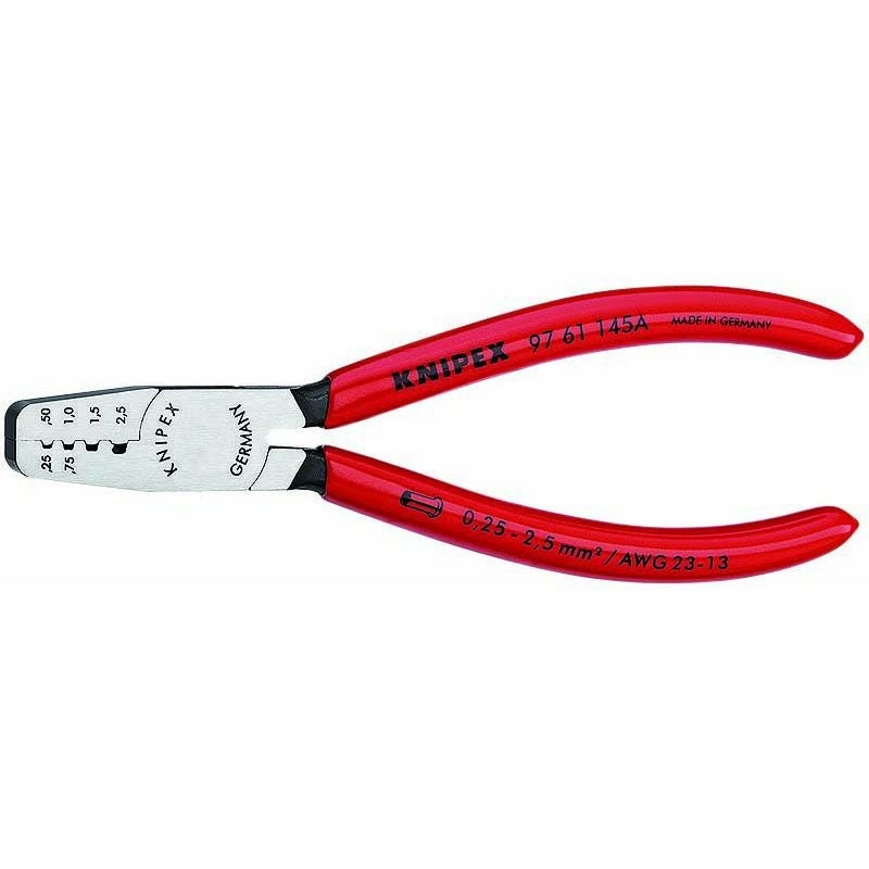 クニペックス KNIPEX エンドスリーブ用圧着ペンチ 145mm | WIT
