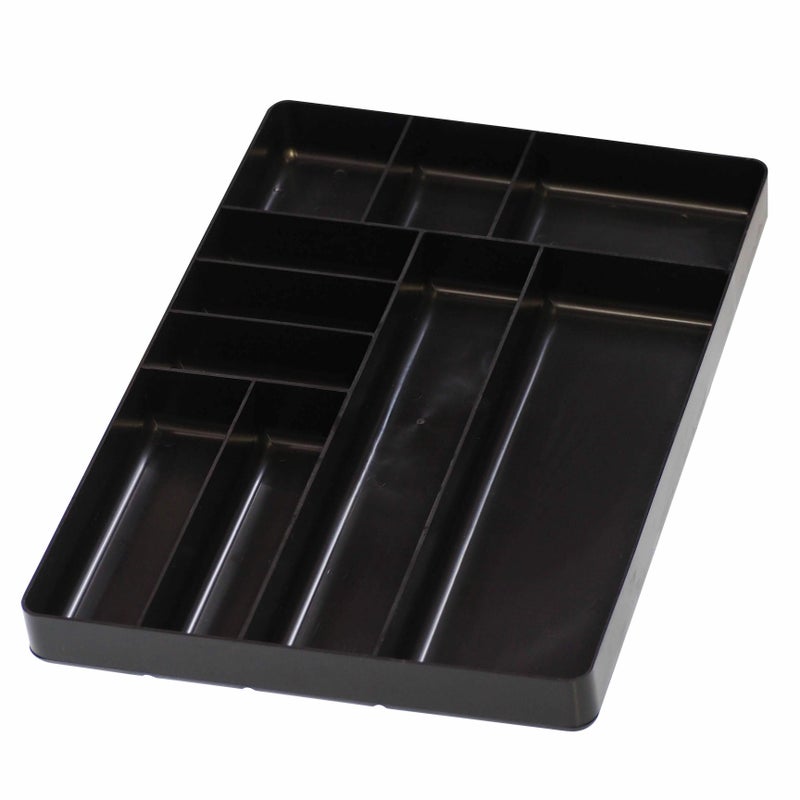 工具箱の引き出し整理にはもちろん、細かいパーツの洗浄にも使える ERNST（アーンスト）ツールトレイ Lサイズ ブラック