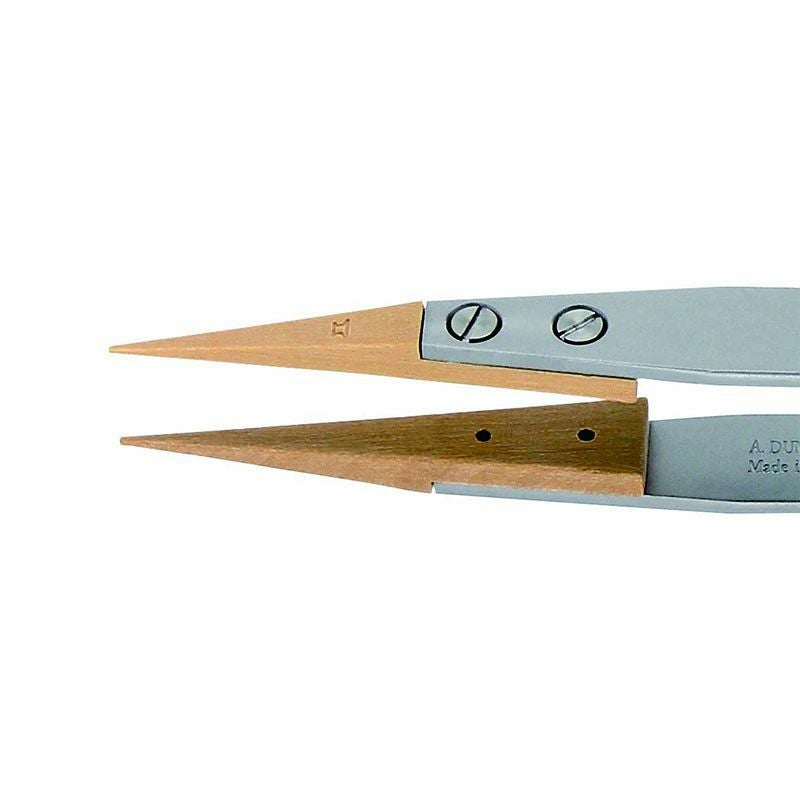 先端交換式ピンセット 先端ツゲ(木) DUMONT 精密ピンセット 交換先端チップ ツゲ木 TIP-159-BUI デュモン