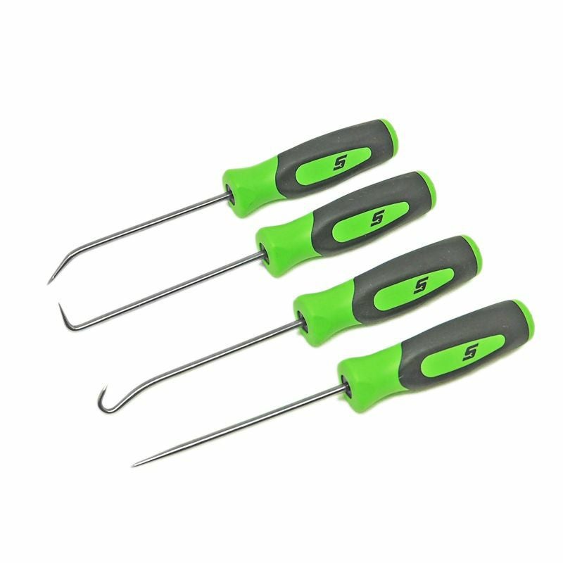 SNAP-ON 4pc ピック＆フックツールセット グリーン SGASA204CG | WORLD