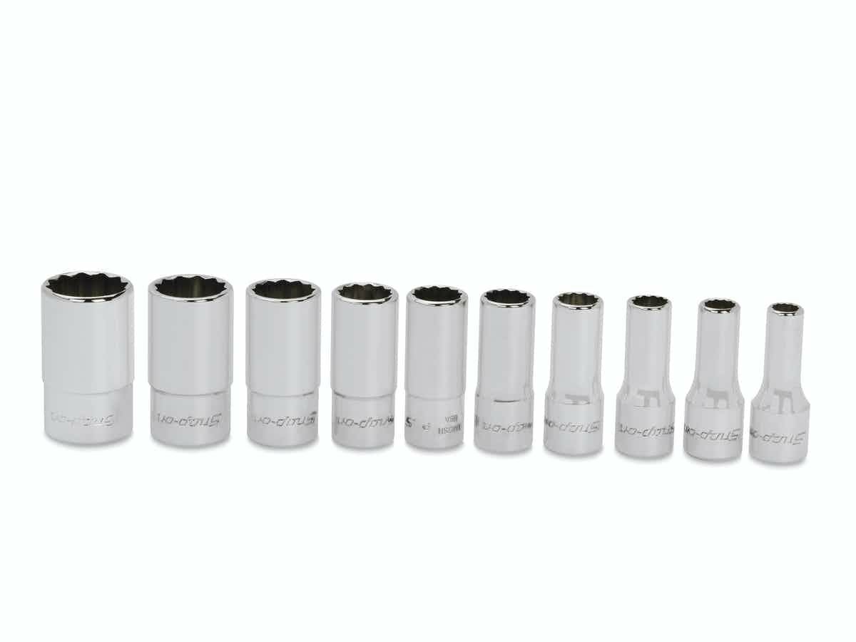 SNAP-ON 1/4dr 12角セミディープソケットセット インチ 110TMDSY