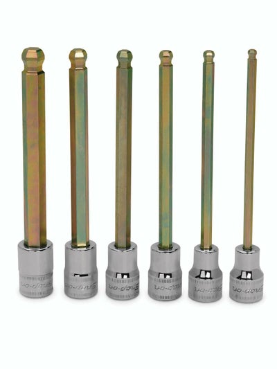 SNAP-ON 3/8dr 6pc ロングボールヘックスソケットセット 206EFABLM 