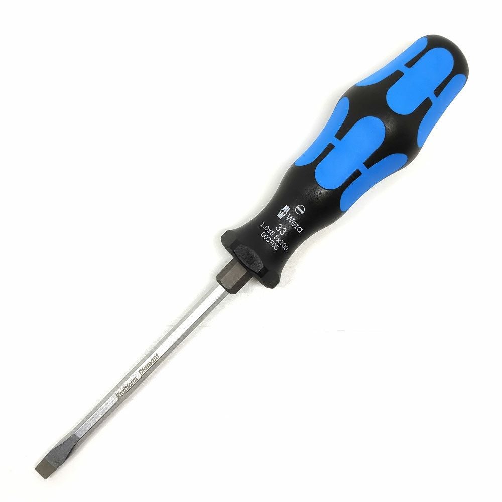 WERA ダイヤモンドマイナスドライバー 33/5.5x100 | WORLD IMPORT TOOLS