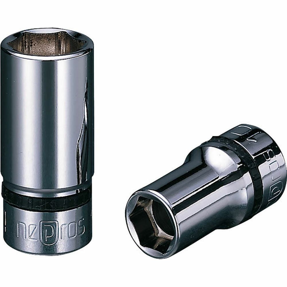 ネプロス 3/8(9.5mm)sq 6角セミディープソケット 8mm NB3M-08 NEPROS