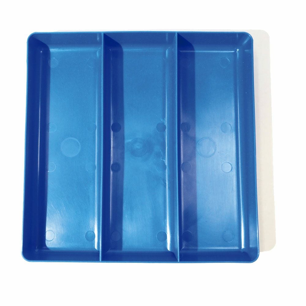 工具箱の引き出し整理にはもちろん、細かいパーツの洗浄にも使える ERNST（アーンスト）ツールトレイ Sサイズ ブルー