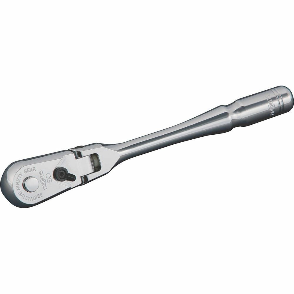 ネプロス 1/4(6.35mm)sq 90ギア ショートフレックスラチェットハンドル