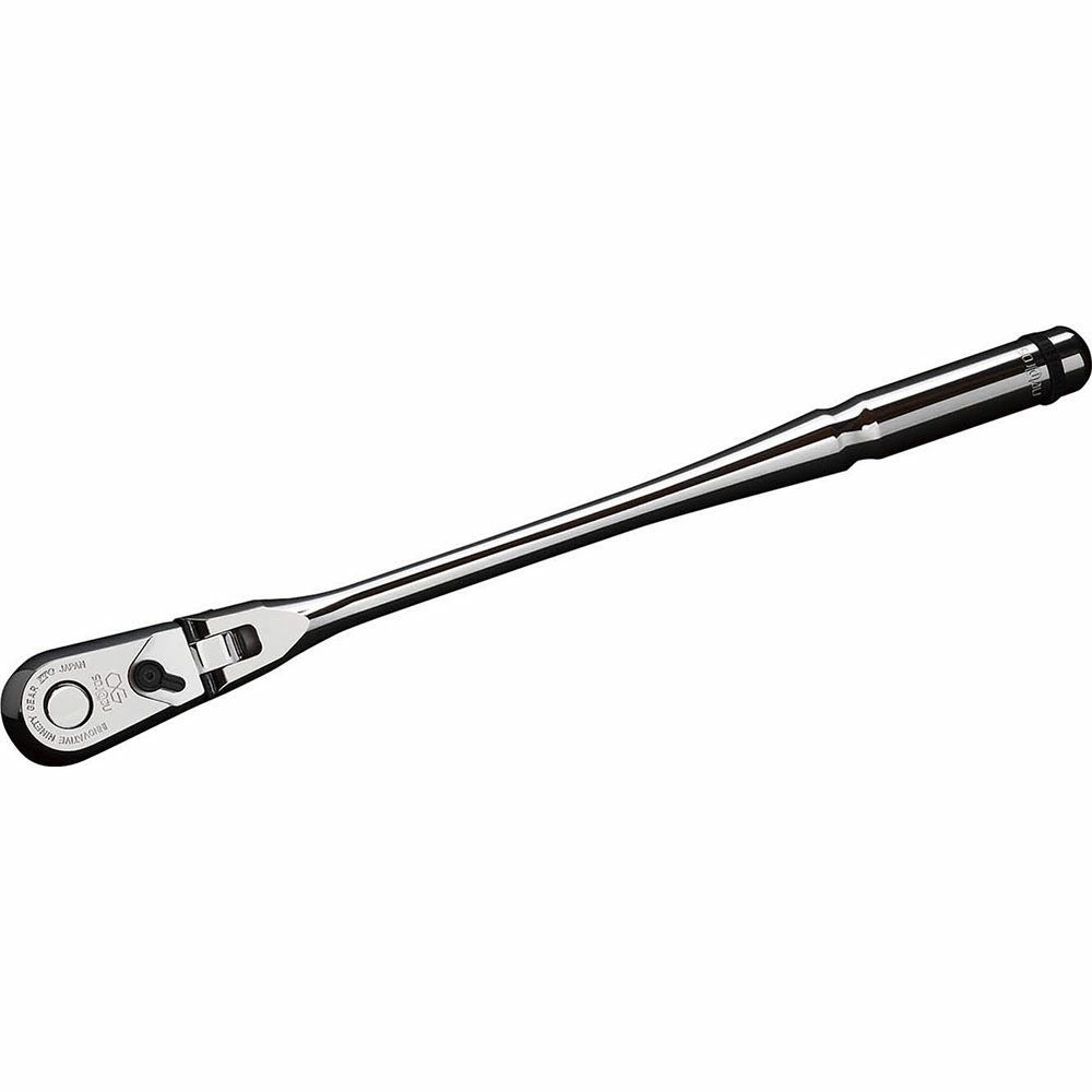 ネプロス 3/8(9.5mm)sq 90ギア ロングフレックスラチェットハンドル