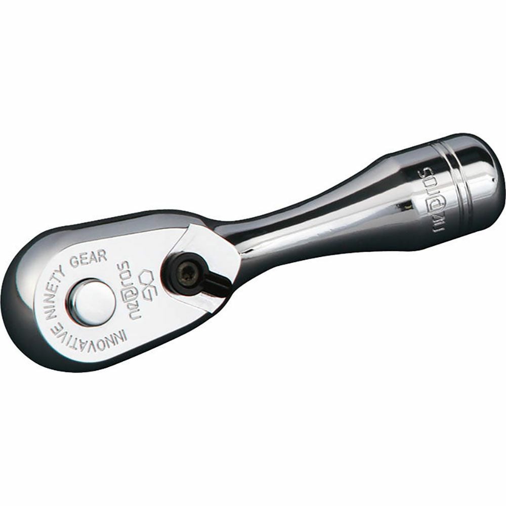 ネプロス 3/8(9.5mm)sq 90ギア コンパクトショートラチェットハンドル