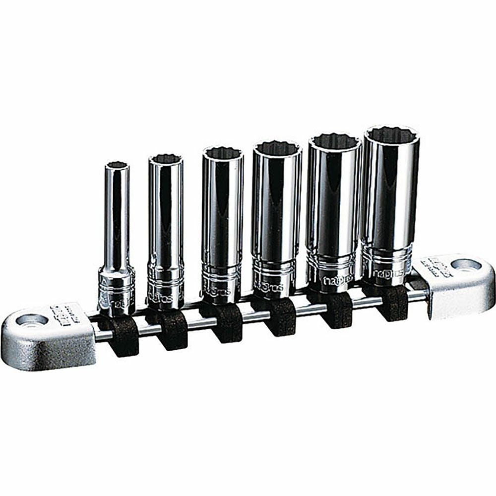 ネプロス 1/4(6.35mm)sq 12角ディープソケットセット NTB2L06WA NEPROS