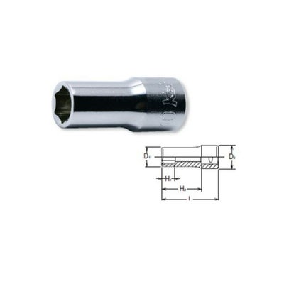 Ko-ken 3/8(9.5mm)SQ. 6角セミディープソケット 16mm 3300X-16 | WORLD 
