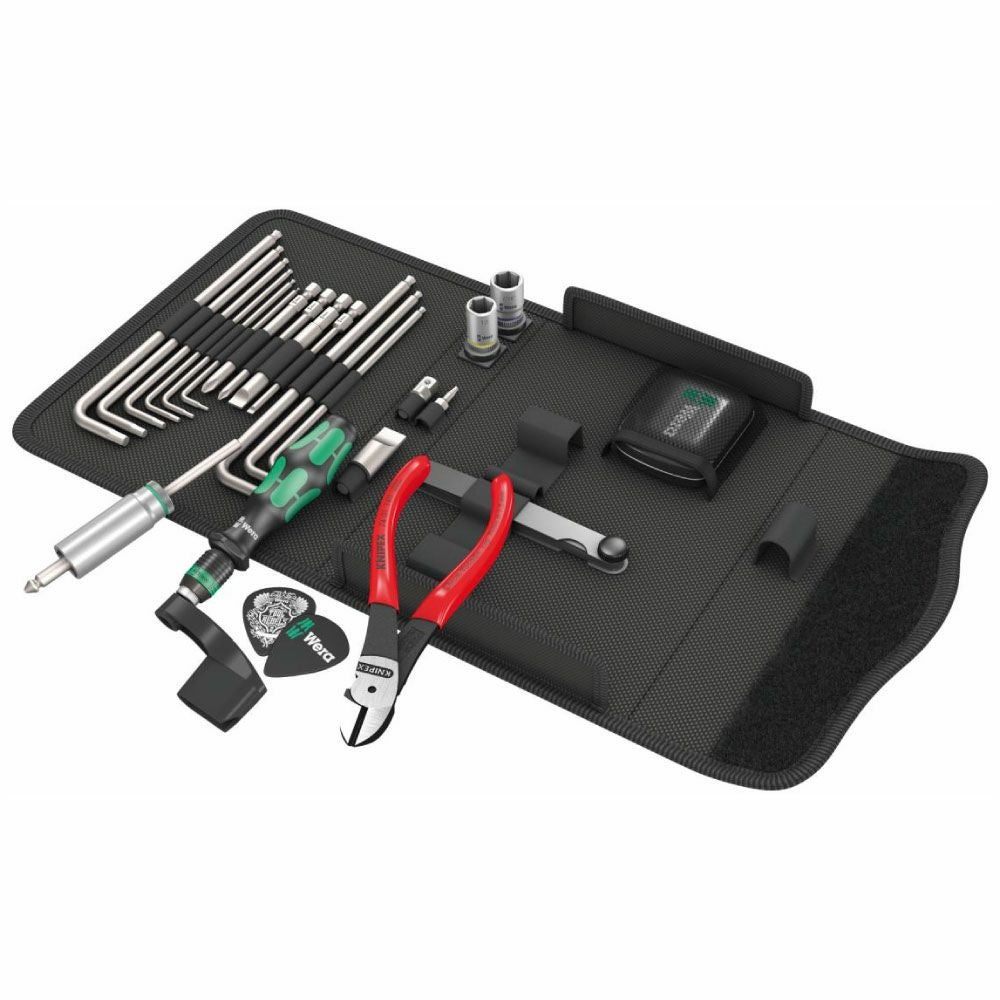 WERA ギター工具セット Guitar tool set 9100｜ギターのメンテナンスや