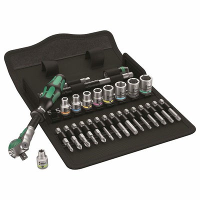 WERA Zyklop 1/4d rラチェット&ソケットセット 8100 SA 6 Zyklop Speed 