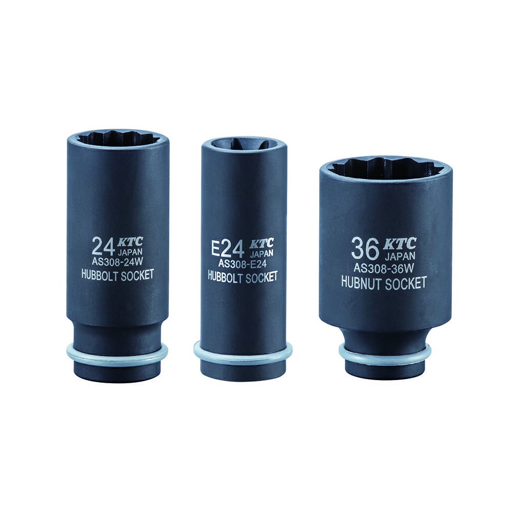 SIGNET 1/2DR ホイルナット用インパクトソケットロング3本セット 23392