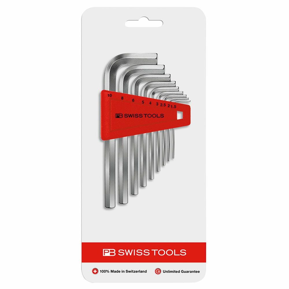PB SWISS TOOLS 212DH-10CN ボール付六角棒レンチセット