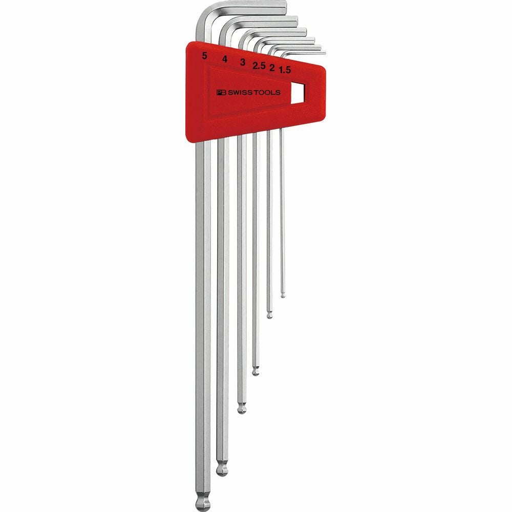 PB SWISS TOOLS ボール付ロング六角レンチセット パックなし 212.LH-6