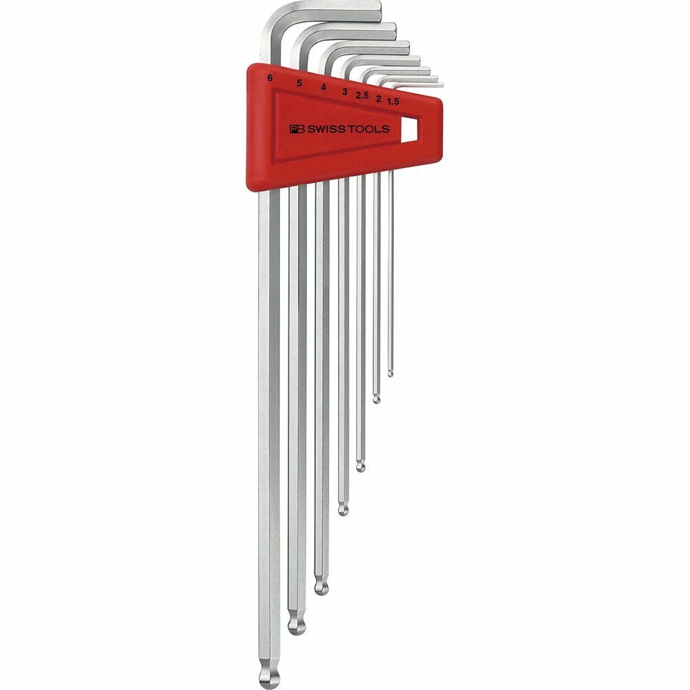 PB SWISS TOOLS ボール付ロング六角レンチセット パックなし 212.LH-10