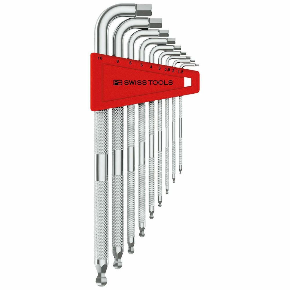 PB SWISS TOOLS ローレット入六角レンチセット パックなし 3212.LH-10
