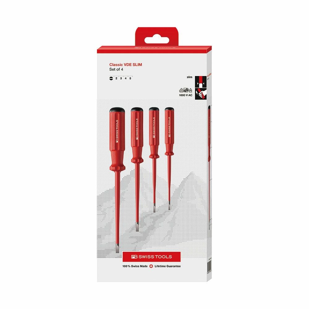 PB SWISS TOOLS エレクトロ絶縁スリムドライバーセット BOX 5549.SLCBB