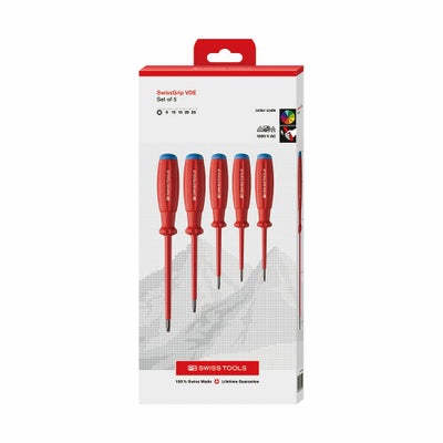 PB SWISS TOOLS スイスグリップ 絶縁ドライバーセット BOX 5550.CBB 