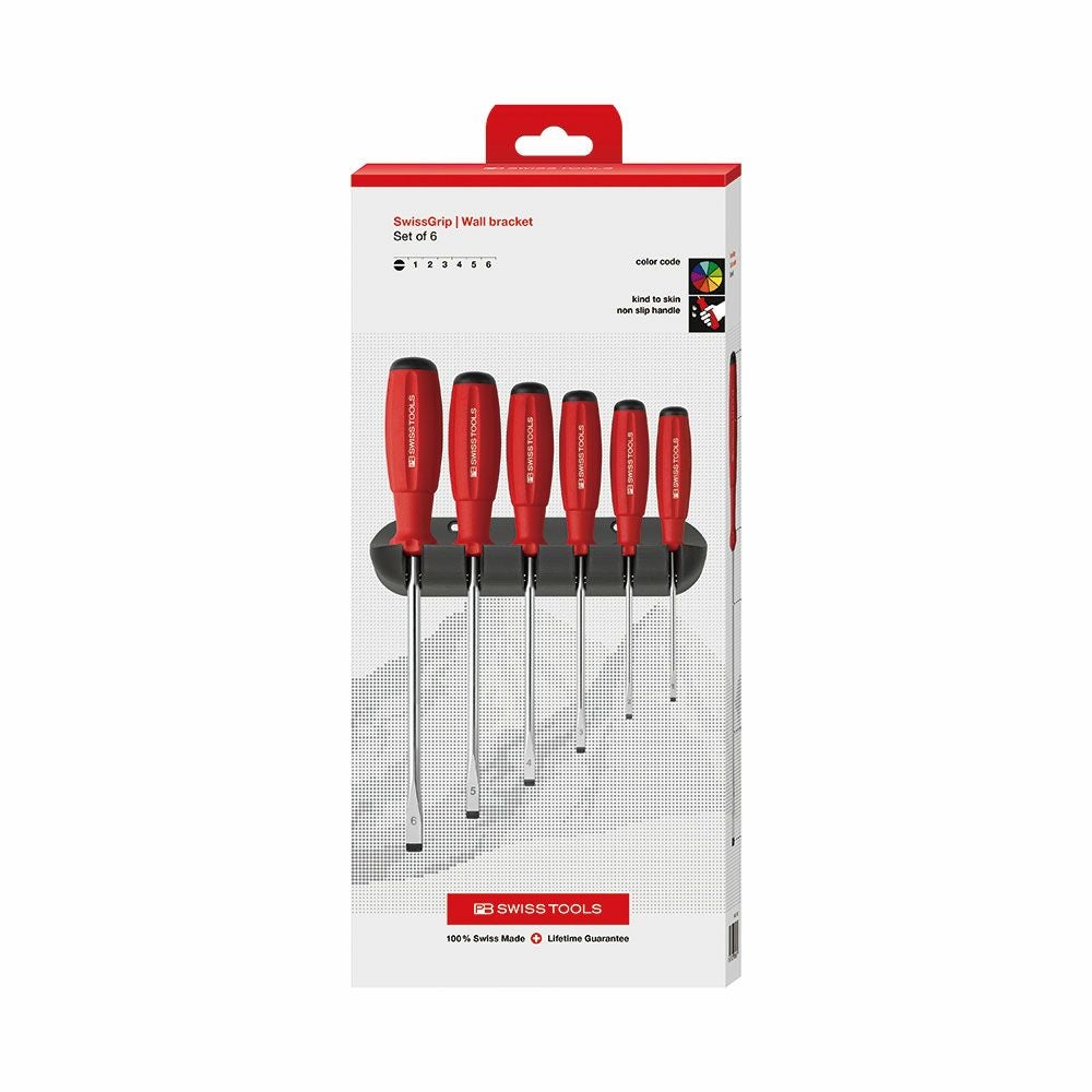 PBピービー スイスグリップ・ドライバーセット ホルダー付8242 PB SWISS TOOLS スイスグリップ ドライバーセット ホルダー付 8243