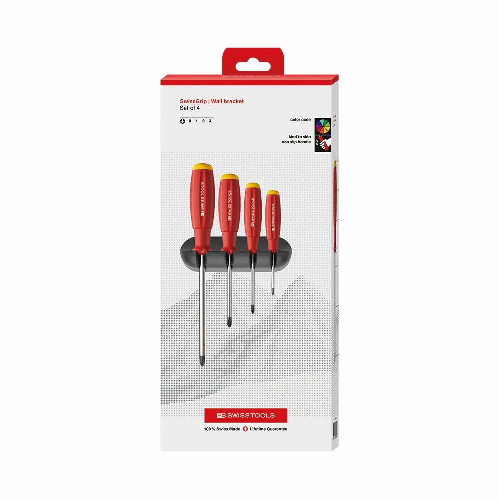 PB SWISS TOOLS スイスグリップドライバーセット ホルダー付 BOX 8242