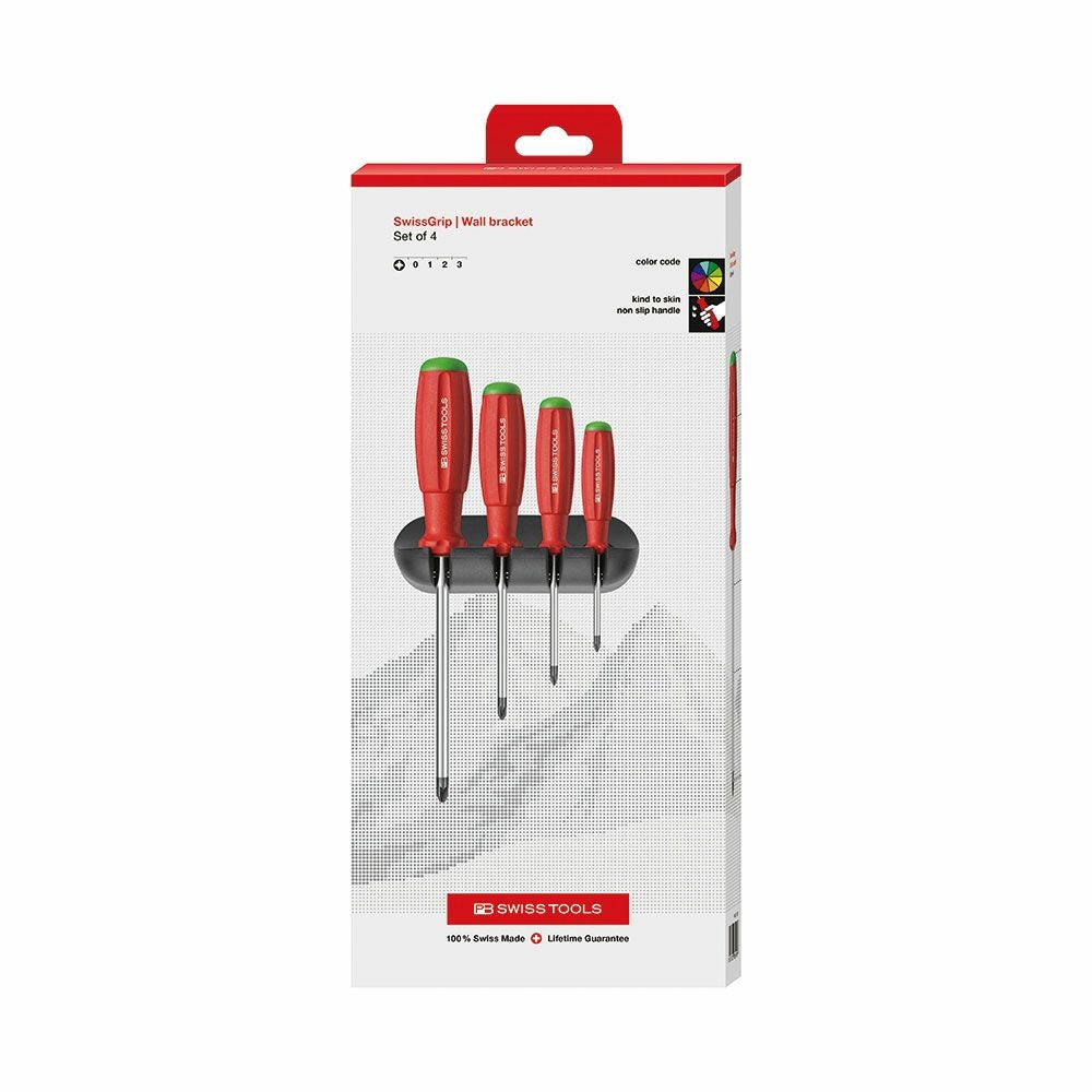PB SWISS TOOLS スイスグリップドライバーセット ホルダー付 BOX 8242