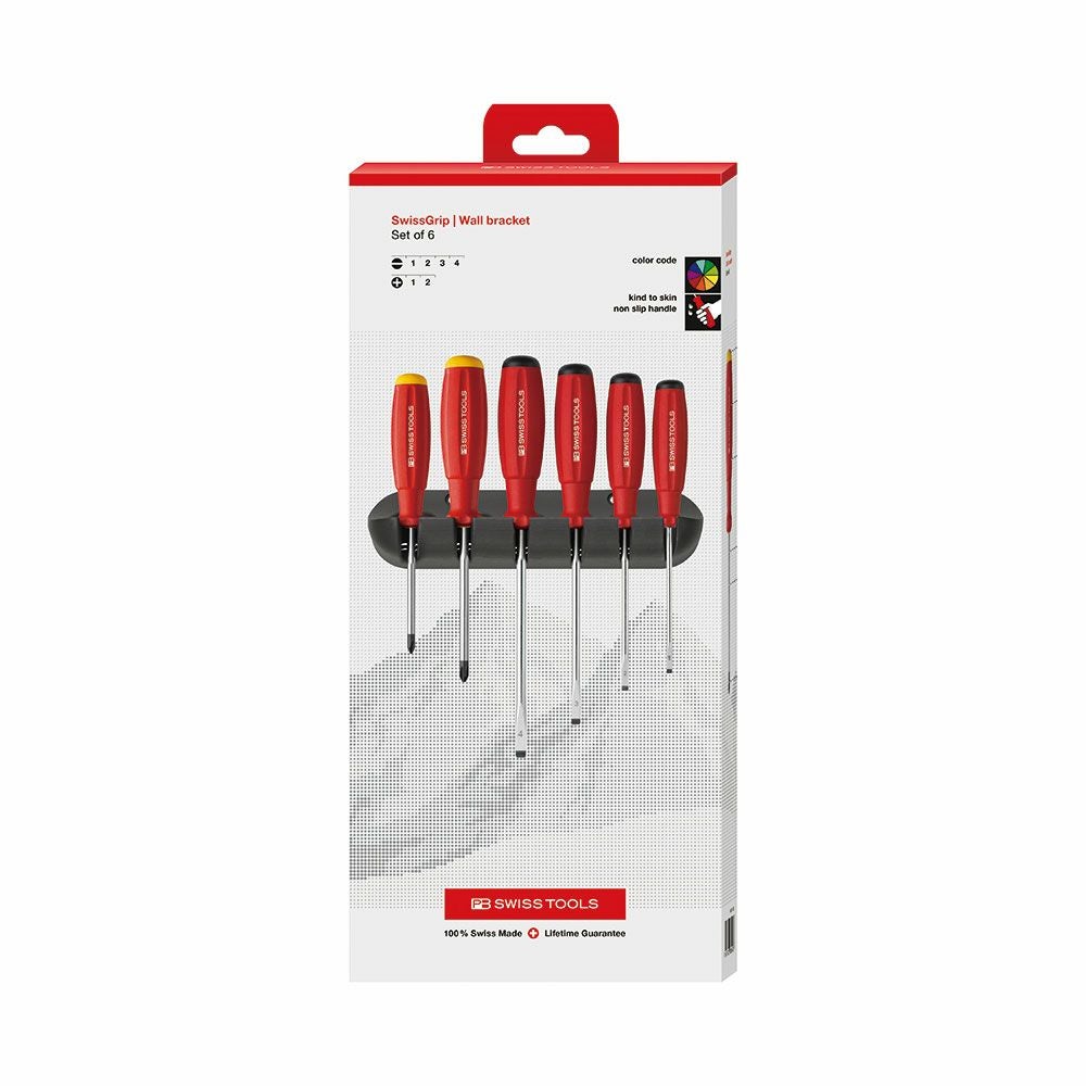 【特価セール】ＰＢスイスツールズ スイスグリップ・ドライバーセット ホルダー付 PB SWISS TOOLS スイスグリップ ドライバーセット ホルダー付 8243